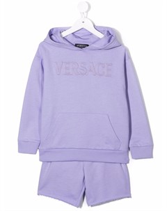 Спортивный костюм с вышитым логотипом Versace kids