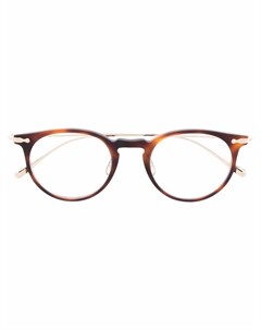 Очки в круглой оправе черепаховой расцветки Oliver peoples