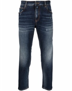 Укороченные джинсы с логотипом Etro