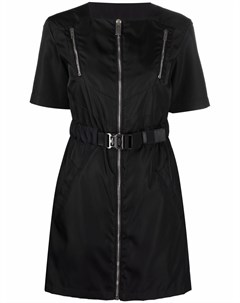Платье с короткими рукавами и молниями Givenchy