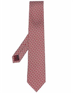 Шелковый галстук с монограммой Salvatore ferragamo