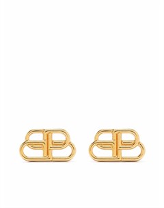 Серьги гвоздики в форме логотипа BB Balenciaga