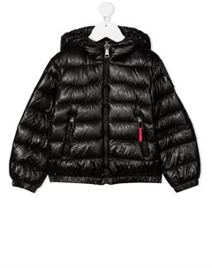 Пуховик с эффектом металлик Moncler enfant