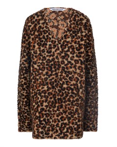 Шерстяной свитер с леопардовым принтом Balenciaga