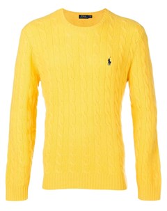 Джемпер вязки с косичками Polo ralph lauren