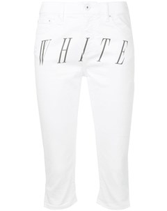 Укороченные джинсы с логотипом Off-white
