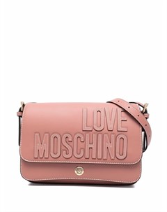 Сумка на плечо с вышитым логотипом Love moschino