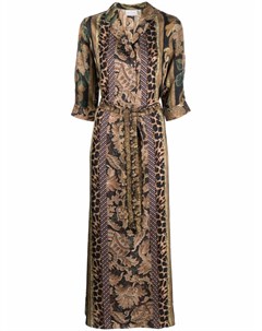 Платье с леопардовым принтом Pierre-louis mascia
