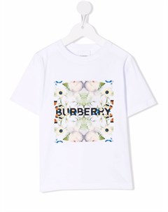 Футболка с логотипом Burberry kids