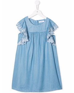 Платье с вышивкой Chloé kids