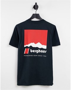 Черная футболка Skyline Lhotse Berghaus
