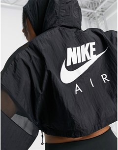 Черная укороченная куртка Nike Air Running Nike running
