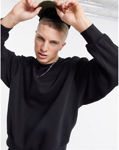 Черный oversized свитшот River island