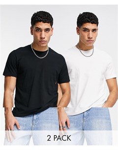 Набор из 2 футболок черного и белого цветов Hugo Hugo bodywear