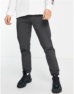 Серые нейлоновые брюки с манжетами Selected homme