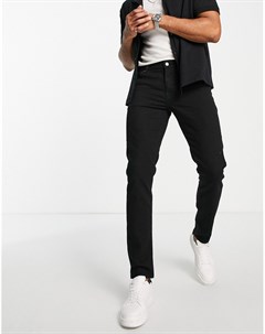 Черные джинсы скинни из денима плотностью 12 5 унции Asos design