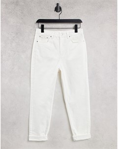 Белые суженные книзу премиум джинсы в винтажном стиле Premium Topshop