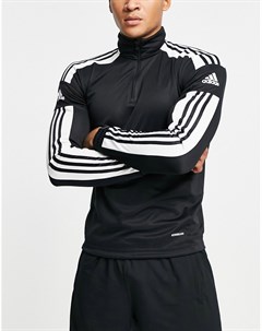 Черный свитшот с короткой молнией adidas Football Squad 21 Adidas performance
