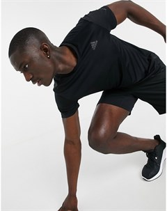 Черная футболка со светоотражающими элементами adidas Running Adidas performance