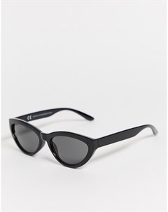 Черные солнцезащитные очки кошачий глаз Weekday