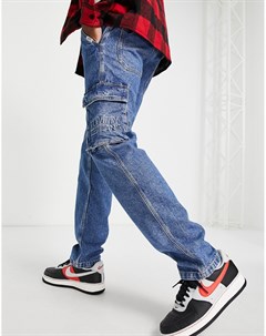 Выбеленные свободные джинсы карго прямого кроя Ethan Tommy jeans