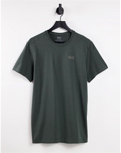 Зеленая футболка Essential Jack wolfskin