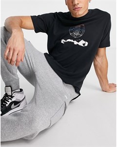 Черная футболка с графическим принтом Kyrie Irving Nike basketball