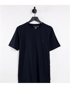 Темно синяя футболка с круглым вырезом Tall French connection