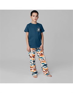 Пижама для мальчика футболка брюки Симпл димпл 351А 161 Bossa nova