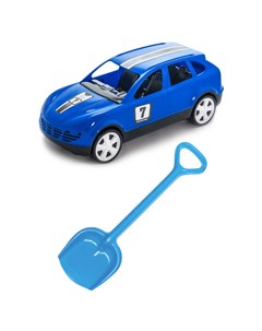 Детский игровой набор для песочницы Автомобиль Кроссовер Лопатка 50 см Тебе-игрушка