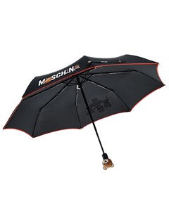 Черный зонт с принтом медвежонок детский Moschino