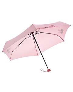 Розовый зонт с логотипом детский Moschino
