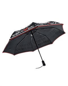 Черный зонт с принтом сердца детский Moschino