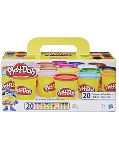 Игровой набор Комплект суперцветов 20 банок Play-doh