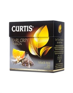 Чай черный Earl Grey Passion ароматизированный 20 пакетиков Curtis