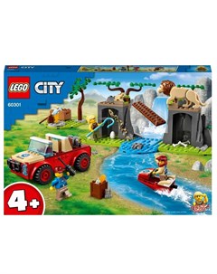 Конструктор City 60301 Спасательный внедорожник для зверей 157 деталей Lego