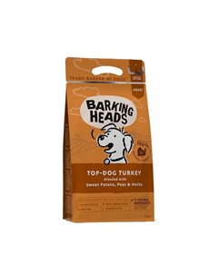 Сухой беззерновой корм Top Dog Turkey для взрослых собак с индейкой и бататом 2 кг Barking heads