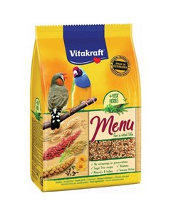 Menu корм для экзотических птиц 500 г Витакрафт