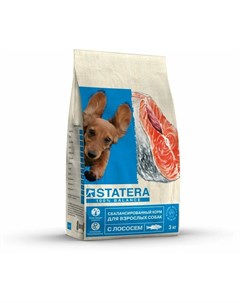 Сухой корм с лососем для взрослых собак всех пород 3 кг Statera