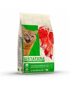 Сухой корм для взрослых кошек с ягнёнком 3 кг Statera