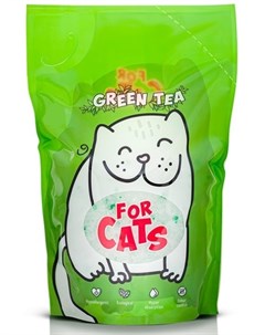 Наполнитель селикагеливый с ароматом зеленого чая для кошек 8 л 3 16 кг For cats