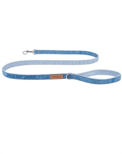 Поводок Denim Collection голубой для собак S 140 см x 1 см Голубой Amiplay