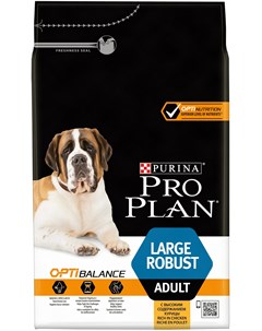Сухой корм Adult Large Robust Optibalance для взрослых собак крупных пород с мощным телосложением 14 Pro plan