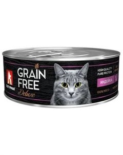 Консервы Grain Free Индейка для кошек 100 г Индейка Зоогурман