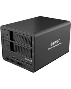 Внешний контейнер для HDD 2x3 5 9528RU3 черный USB 3 0 Orico