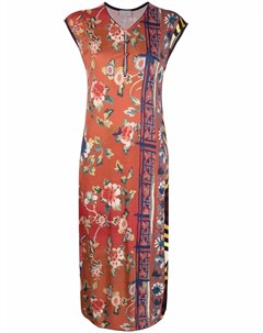 Платье миди с принтом Pierre-louis mascia