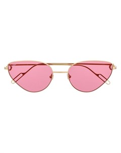 Солнцезащитные очки в треугольной оправе Cartier eyewear
