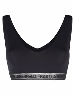 Бюстгальтер бралетт с логотипом Karl lagerfeld