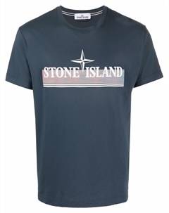 Футболка с логотипом Stone island