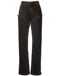 Прямые джинсы со вставками Y / project